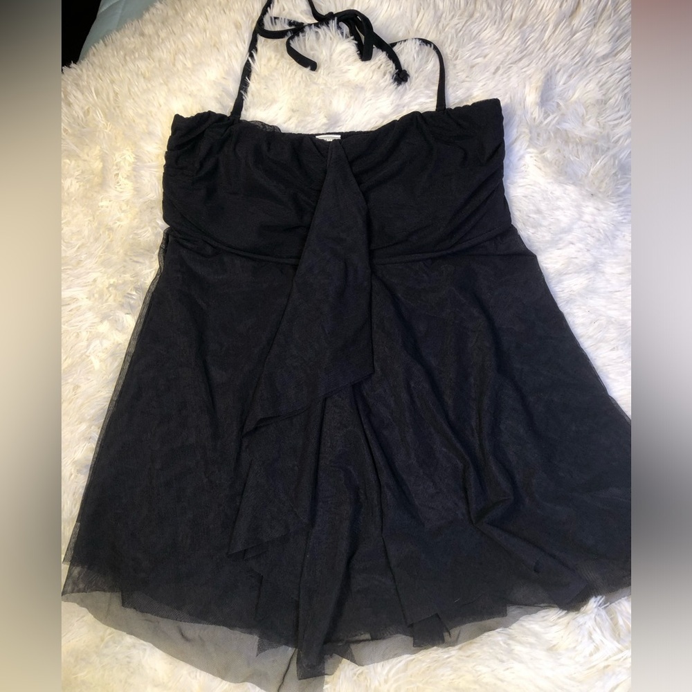 VENUS. Classic Bandeau Tankini - Black Beauty NWOT 12 - Picture 7 of 16